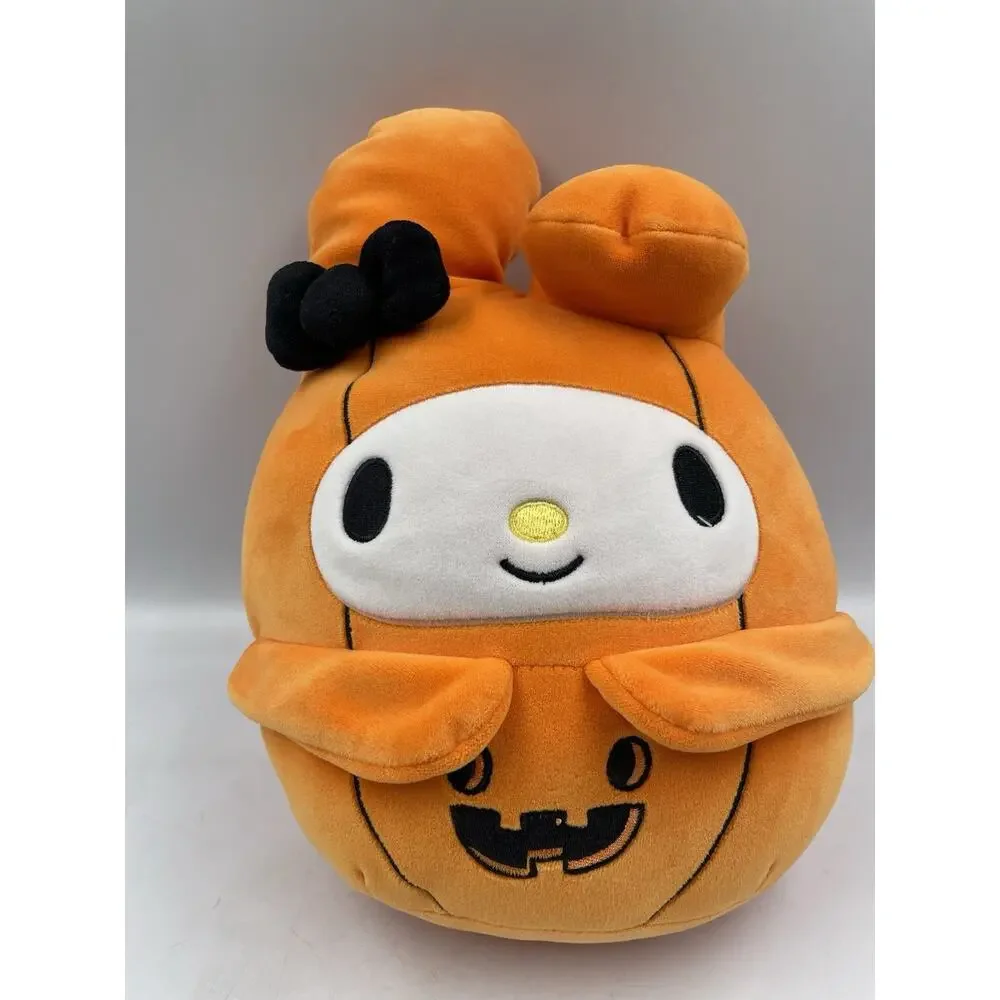 Squishmallow Hello Kitty and Friends Halloween My Melody Pumpkin Plush 8”